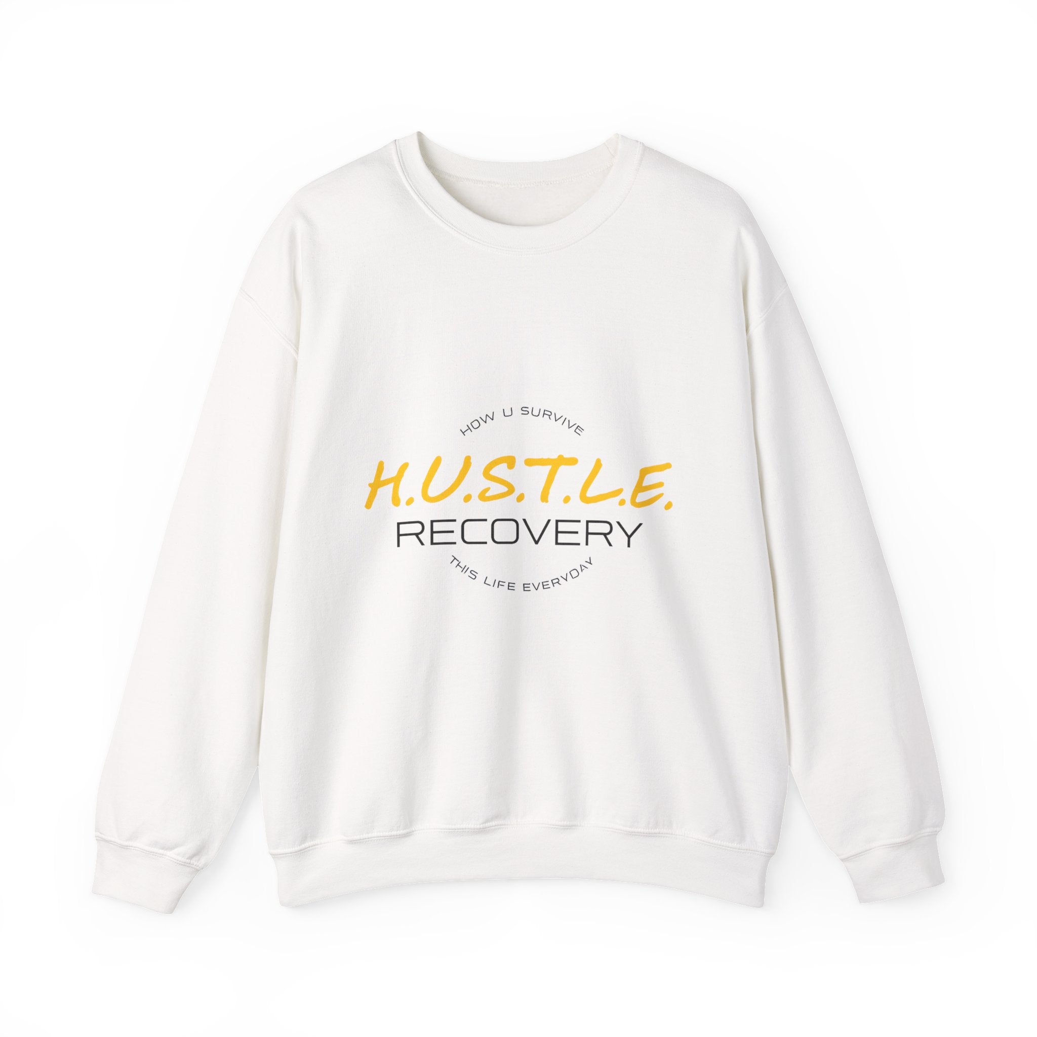 Recovery Hustle Sweatshirt — H.U.S.T.L.E. Recovery Crewneck