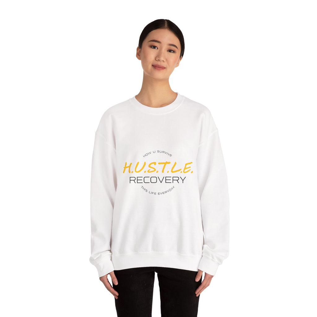 Recovery Hustle Sweatshirt — H.U.S.T.L.E. Recovery Crewneck